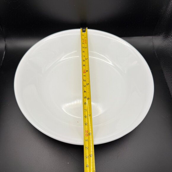 Corelle By Corning White 8.5" Shallow Soup Pasta Serving Bowl Made In USA - Picture 4 of 4